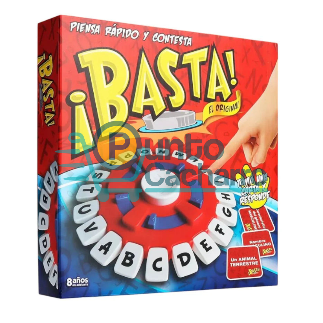 Piensa Rápido Y Contesta - Juego Basta Piensa Rápido - Juego De Mesa En Español - Juego Stop De Letras - Juego De Palabras - Juego Basta Original