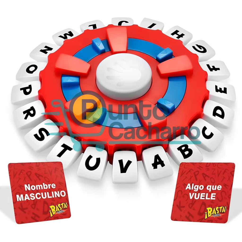 Piensa Rápido Y Contesta - Juego Basta Piensa Rápido - Juego De Mesa En Español - Juego Stop De Letras - Juego De Palabras - Juego Basta Original