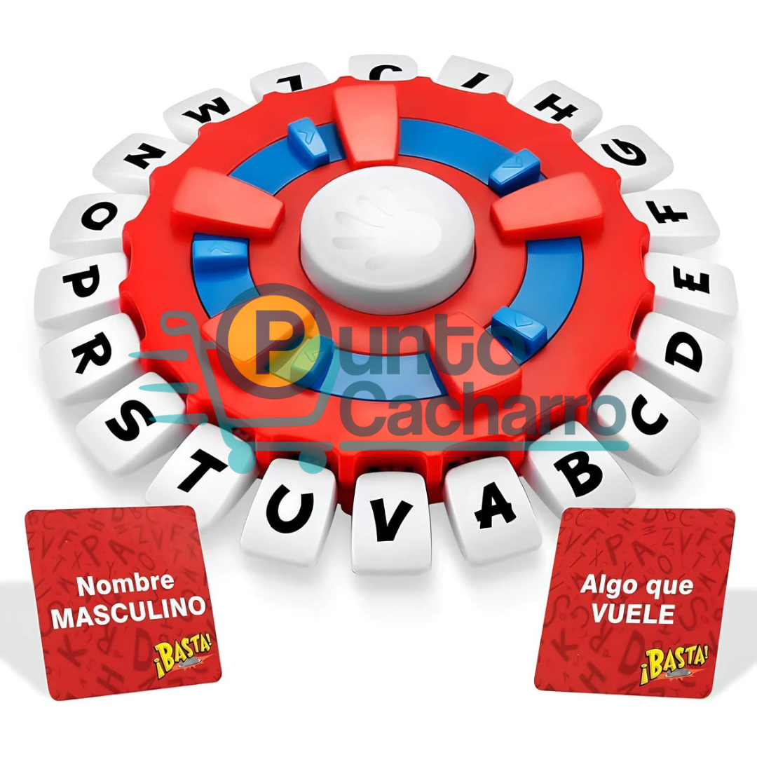Piensa Rápido Y Contesta - Juego Basta Piensa Rápido - Juego De Mesa En Español - Juego Stop De Letras - Juego De Palabras - Juego Basta Original