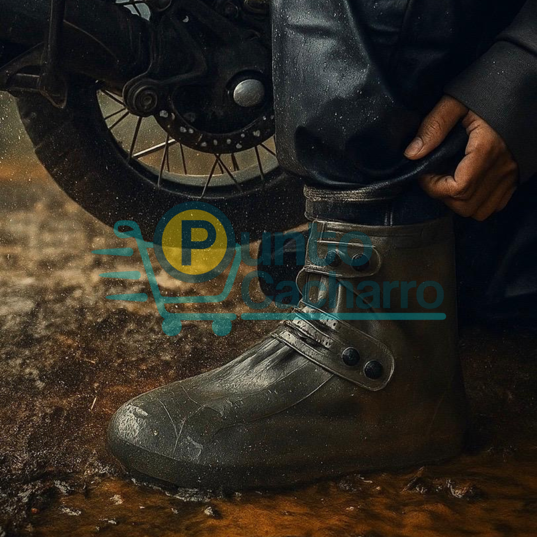 Botas Impermeables para uso en Moto, Bicicleta, Conciertos y otras actividades al aire Libre