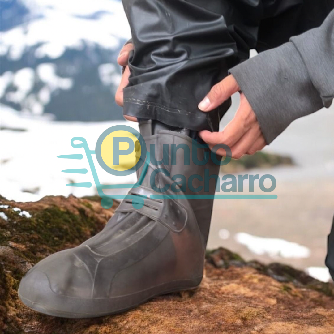 Botas Impermeables para uso en Moto, Bicicleta, Conciertos y otras actividades al aire Libre