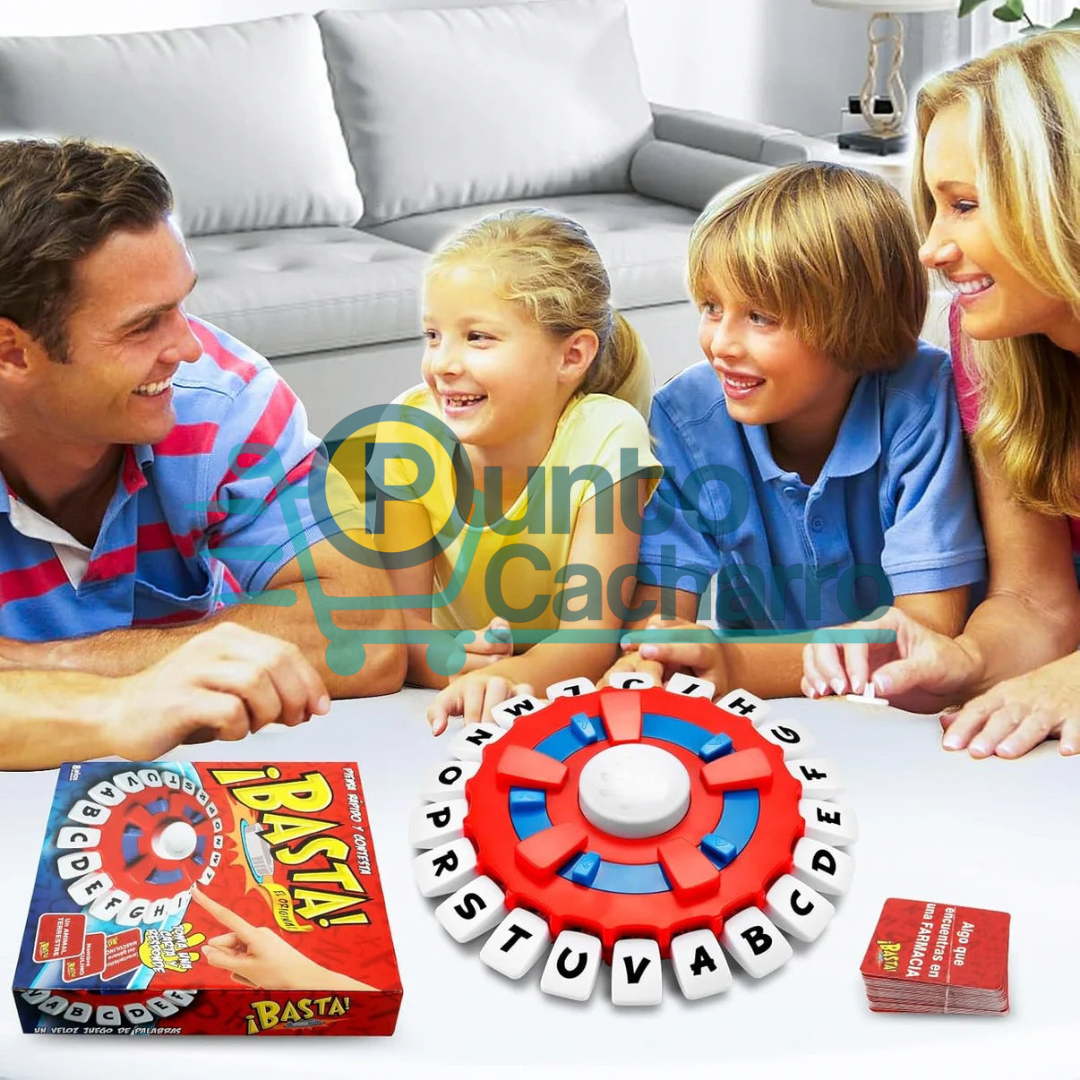 Piensa Rápido Y Contesta - Juego Basta Piensa Rápido - Juego De Mesa En Español - Juego Stop De Letras - Juego De Palabras - Juego Basta Original